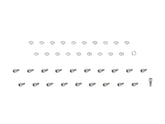 Trek Line Pro Pedal Pin Kit Grey One size